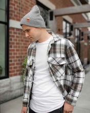 Load image into Gallery viewer, HAAKWEAR Knit Beanie - Classic Cuffed Hat in Koala Gray, Made in USA
