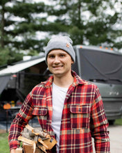 Load image into Gallery viewer, HAAKWEAR Knit Beanie - Classic Cuffed Hat in Koala Gray, Made in USA
