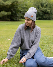 Load image into Gallery viewer, HAAKWEAR Knit Beanie - Classic Cuffed Hat in Koala Gray, Made in USA
