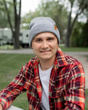 Load image into Gallery viewer, HAAKWEAR Knit Beanie - Classic Cuffed Hat in Koala Gray, Made in USA
