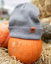 Load image into Gallery viewer, HAAKWEAR Knit Beanie - Classic Cuffed Hat in Koala Gray, Made in USA
