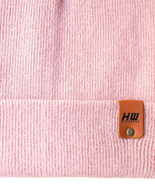 Load image into Gallery viewer, HAAKWEAR Pearl Pink Beanie - Knit Cuffed Classic Hat Made in USA
