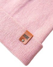 Load image into Gallery viewer, HAAKWEAR Pearl Pink Beanie - Knit Cuffed Classic Hat Made in USA
