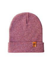 Load image into Gallery viewer, HAAKWEAR Knit Beanie - Cuffed Classic Hat in Rusty Burgundy, Made in USA
