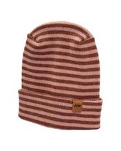 Load image into Gallery viewer, HAAKWEAR H Stitch RORO Cuffed Beanie (Patented Design) Burgundy / Pink, Made in USA
