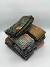 Load image into Gallery viewer, HAAKWEAR Traditional Contrast Cuffed Beanie - Black / Green, Made in USA
