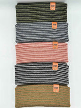 Load image into Gallery viewer, HAAKWEAR Traditional Contrast Cuffed Beanie/ Hat - Black / Gray, Made in USA
