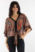 Load image into Gallery viewer, Honey Creek Paisley Petals - Women's Western Blouse
