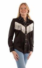 Load image into Gallery viewer, Honey Creek Loop Fringe - Women's Western Blouse
