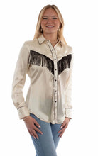 Load image into Gallery viewer, Honey Creek Loop Fringe - Women's Western Blouse
