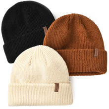 Load image into Gallery viewer, FURTALK Toddler Beanie Baby Boys Girls Beanies Kids Winter Hats Children Knit Warm Caps 3-8 Years Beige+pink+caramel - # BOAA21910001
