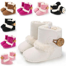Load image into Gallery viewer, Fashion Comfortable Newborn Kid Baby Girl Boy Cute Snow Shoes Winter Warm Soft Boots Solid Cotton
