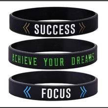 Load image into Gallery viewer, Silicone Wristband Rubber Band Motivational Bracelet For Men And Women Perfect Gift Jewelry Cool Style
