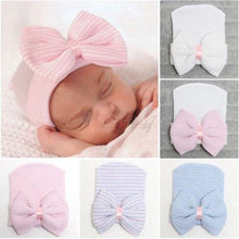 Load image into Gallery viewer, Adorable Newborn Toddler Baby Infant Girl Comfy Big Bowknot Caps Warm Beanie Hat Accessories For Baby
