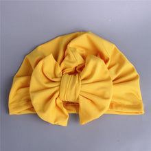 Load image into Gallery viewer, Newborn Baby Kids Boys Girls Soft Turban Cap Beanie Solid Bow Knot Wrap Cap For Baby
