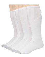 Load image into Gallery viewer, Hanes Double Tough Men&#39;s Over-the-Calf Tube Socks, Odor Protection, 12 Pairs
