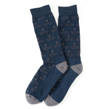 Load image into Gallery viewer, Harry Potter Glasses Navy Men&#39;s Socks

