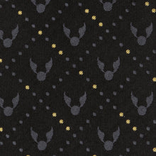 Load image into Gallery viewer, Harry Potter Golden Snitch Black Silk Men's Tie
