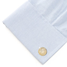 Load image into Gallery viewer, Harry Potter Golden Snitch Hidden Deathly Hallows Locket Cufflinks
