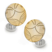 Load image into Gallery viewer, Harry Potter Golden Snitch Hidden Deathly Hallows Locket Cufflinks
