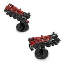 Load image into Gallery viewer, Harry Potter Hogwarts Express 3D Cufflinks
