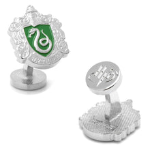 Load image into Gallery viewer, Harry Potter Slytherin Crest Cufflinks
