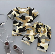 Load image into Gallery viewer, Fashion T shirt and Shorts Set Cartoon Cotton Summer Clothing for Newborn Baby Boy Infant Fashion Outerwear Clothes
