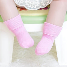 Load image into Gallery viewer, Cotton Baby Candy Color Anti Slip  Soft Kids Floor Socks For Newborn Baby Boy And Girls

