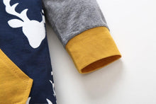 Load image into Gallery viewer, Baby Boy Rompers Long Sleeve Deer Head Infant Newborn Jumpsuit Outfits For Girls and Boys Pajamas
