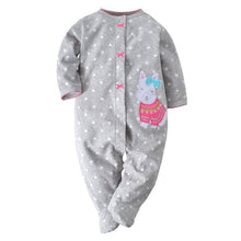 Load image into Gallery viewer, Home Love Romper Fleece Jumpsuit For Newborn Baby Boys And Baby Girl  New Born Baby Clothes
