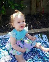 Load image into Gallery viewer, Summer Princess Floral Romper Dress For Baby Girl with Lace Sleeve+Headband For Little Princess

