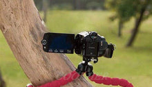Load image into Gallery viewer, Flexible Sponge Mini Tripod With Bluetooth Remote Shutter Mini Camera Tripod Phone Holder Clip Stand
