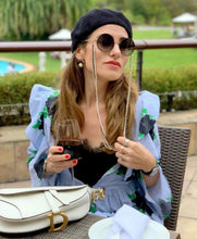 Load image into Gallery viewer, Famous Luxury Round Retro Rimless Elegant Woman and Lady Sunglasses Style With Zircons and Diamonds and UV400 Protection
