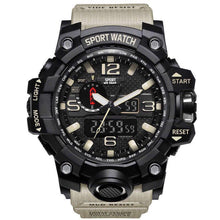 Load image into Gallery viewer, Popular Men Military Army Mens Watch With Led Digital Display Analog Automatic Watch for Men and Woman Sport watch
