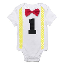 Load image into Gallery viewer, Baby Clothing Bow Body Rompers Clothing Newborn Baby Clothes Jumpsuit for Baby Boys and Girls  For Birthday Party
