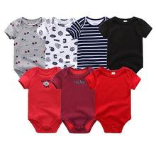 Load image into Gallery viewer, Unisex Newborn Baby Rompers Clothing Infant Jumpsuits 100%Cotton Children 7Pcs/Lot Set for Girls and Boys Jumpsuits For Kids
