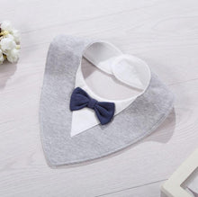 Load image into Gallery viewer, Infant Kids Bibs For Boy/Girls Newborn Feeding Waterproof Toddlers Soft Bow Burp Tie Scarf For Children
