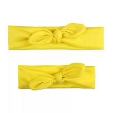 Load image into Gallery viewer, Mother &amp; Baby Headbands Print Floral Elastic Hair Bands Parent-Child Hair Accessories Bow For Baby Girls Bow in Modern Design
