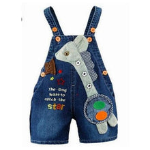 Load image into Gallery viewer, Modern Cartoon Baby Clothing Boys &amp; Girls Jeans Overalls Shorts Toddler Infant Rompers For Kids In Fashion Deisgn
