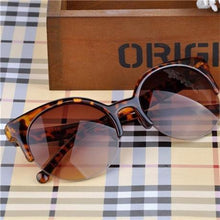Load image into Gallery viewer, New Luxury Modern Fashion Retro Designer Super Round Circle Glasses  With Cat Eye Women's Sunglasses With UV400 Protection
