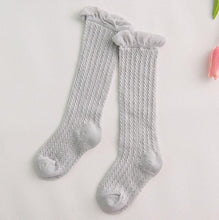 Load image into Gallery viewer, Modern Baby Girl Pure Cotton Summer High knee Mesh Breathable Cotton Long Girl Socks
