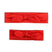 Load image into Gallery viewer, Mother &amp; Baby Hair Bands Kids Headband Parent-kid Rabbit Ear Knot Headwear Turbans Hair Accessories Set
