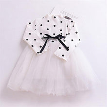 Load image into Gallery viewer, Modern Winter Flower Long Sleeve Smash Cake Baby Girls Dress For 1-5 Year Little Princess
