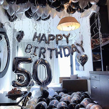 Load image into Gallery viewer, Luxury Big Modern 32inch Number Foil Helium Balloons For Birthday Party and Celebrations Modern Decoration
