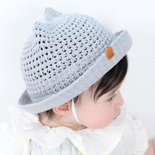 Load image into Gallery viewer, Modern Handmade Baby Hats For Children Bucket Cap Kids Toddler Sun Hat Hollow Mesh Caps Casual Beach Caps For Kids
