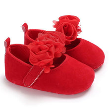Load image into Gallery viewer, Infant Newborn Soft Sweet Baby Shoe Kids Wedding Party Dress Footwear Children Princess First Walker Baby Girl Shoes
