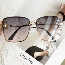 Load image into Gallery viewer, Popular brand  Oversize Square Sunglasses For Women and Ladies  Luxury Driving Superstar  Designer Sunglasses With Shades and Gradient Glasses With  UV400 Protection
