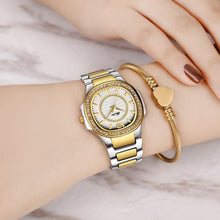 Load image into Gallery viewer, Luxury Modern Elegant Women Watches In Fashion 2021 Style Designer Ladies Watch Luxury Brand Diamond Quartz Gold Wrist Watch Gifts For Women and Girls
