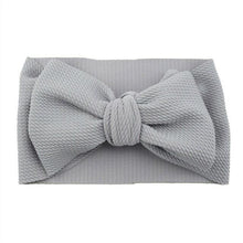 Load image into Gallery viewer, Fashion Trend Big Modern Baby Bow Accessories For Toddler Girls In Solid Bow Hairband Stretch Turban Knot Head Wrap Color  for Kids
