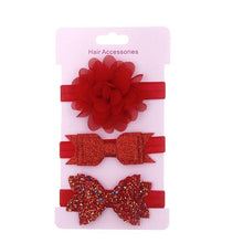 Load image into Gallery viewer, Luxury Modern Baby Headband Crown Flower Bows Hairband Baby Girl Headbands Newborn Hair Accessories Elastic Baby Hair Band
